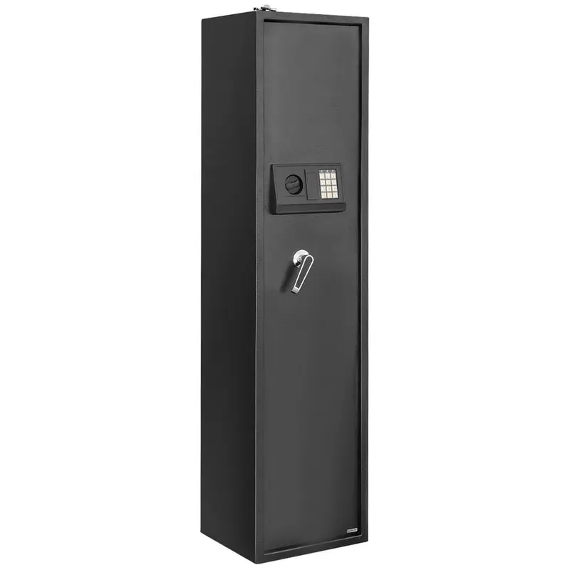 9-Gun Safe Electronic Lock Combination Security Box, Textured Black