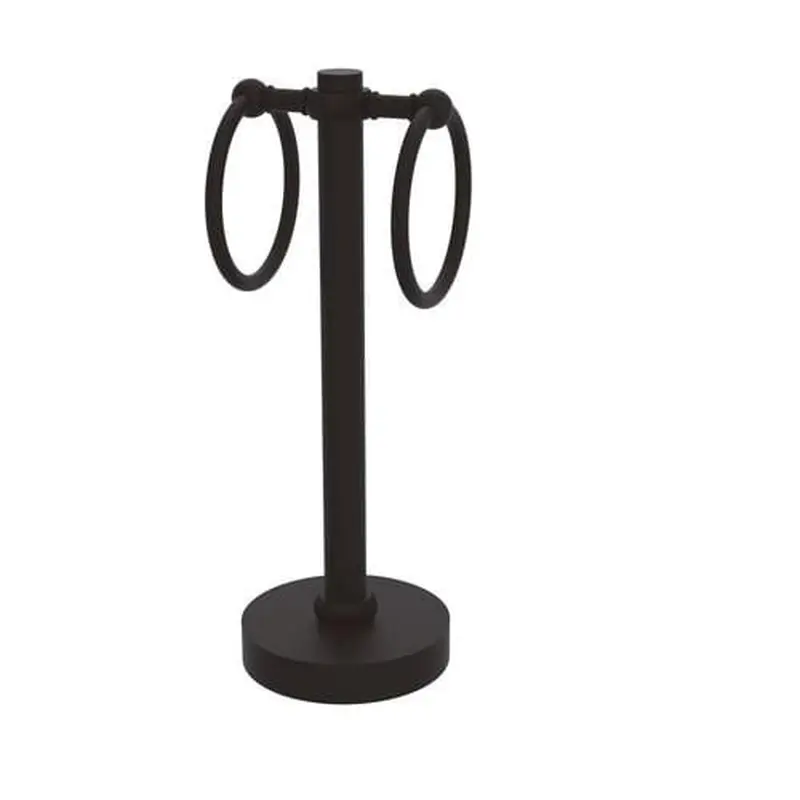Allied Brass Oil-Rubbed Bronze Freestanding Countertop Towel Ring