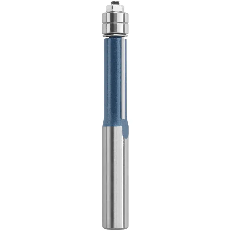 Bosch 85601MC Router Bit, 1/2 in Dia Cutter, 1-1/2 in L Cutting, 4-1/4 in OAL, 1/2 in Dia Shank, 2-Cutter, Steel