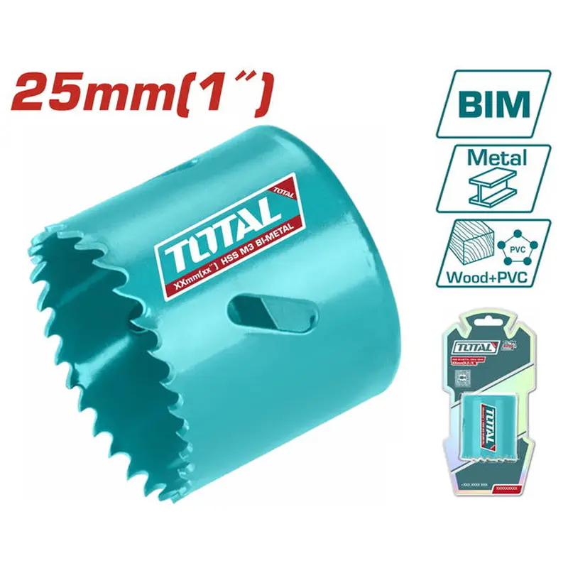 TOTAL Bi-metal HOLE SAW 25mm (TAC410251)