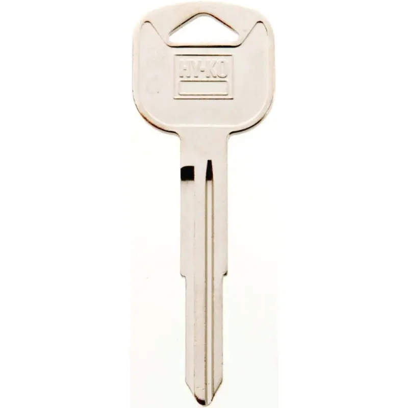 Hy-Ko 11010KK4 Automotive Key Blank, Brass, Nickel, For: Kia Vehicle Locks