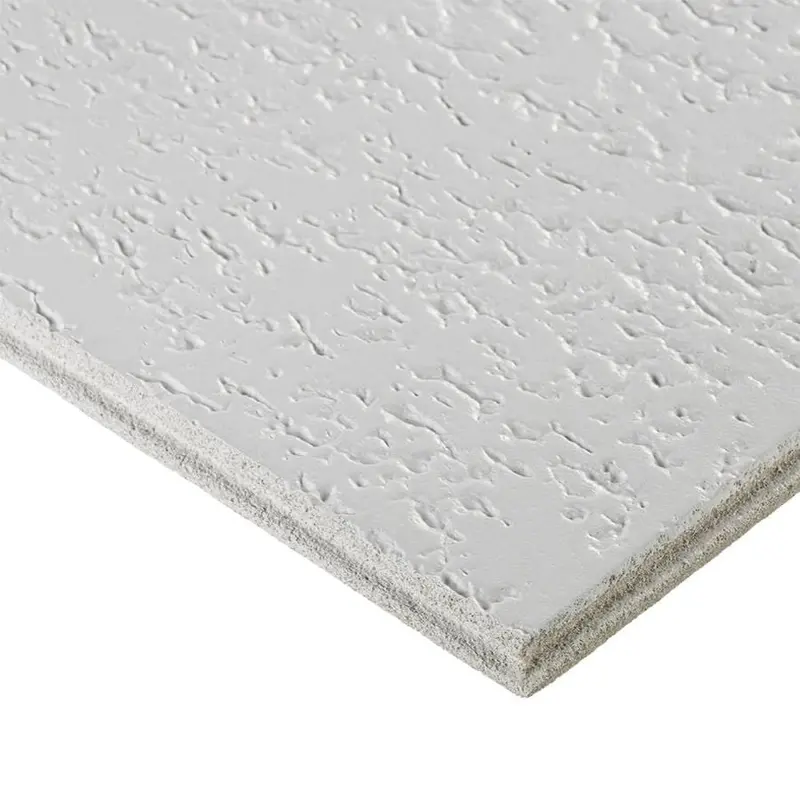 Armstrong Ceilings 12-in x 12-in Impression 40-Pack White Textured Surface-Mount Acoustic Ceiling TIlessq/ft