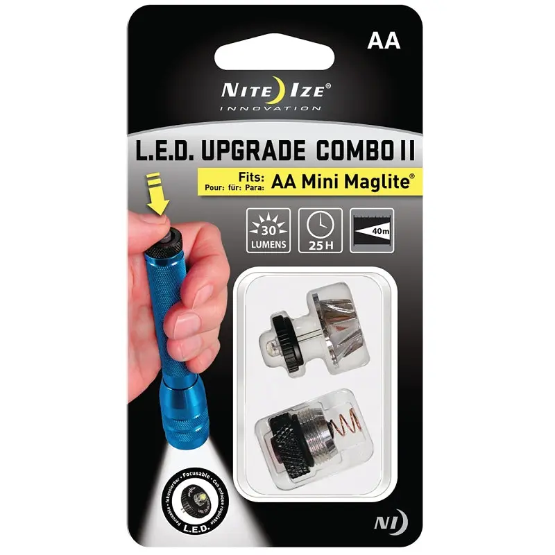 Nite Ize LUC2-07 Combo Upgrade Kit II, LED Lamp, 30 Lumens