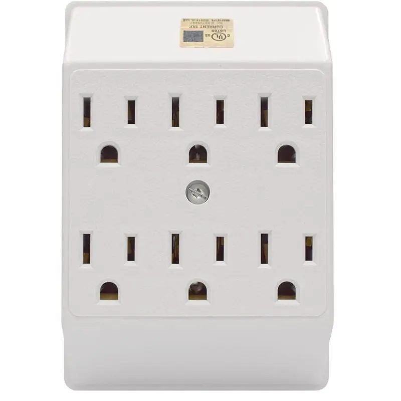 LightWay 6 Outlet Wall Tap (White)