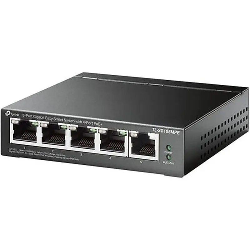 TP-Link TL-SG105MPE 5-Port Gigabit Easy Smart Switch