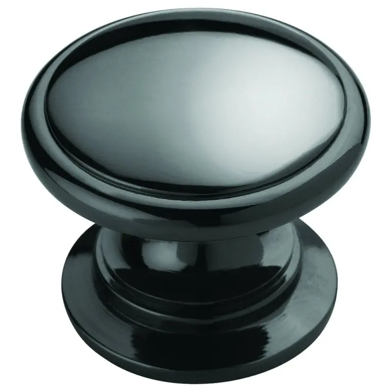 Amerock Allison Value Series BP53012BN Cabinet Knob, 1-1/16 in Projection, Zinc, Nickel