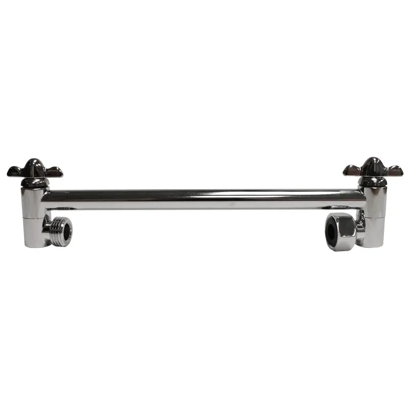 Plumb Pak PP825-09 Shower Arm, 11 in L, Chrome Plated
