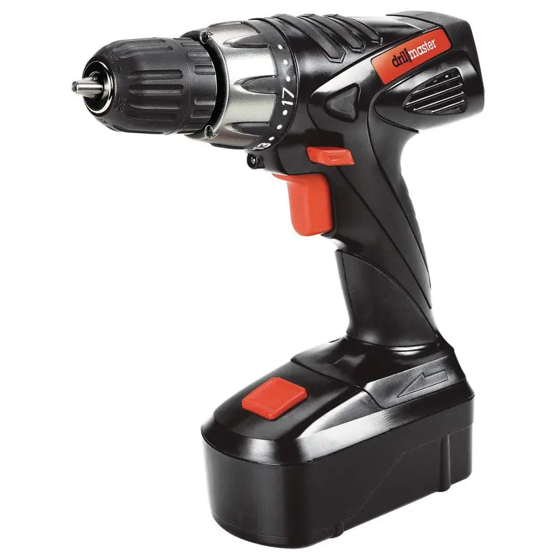 18v 3/8 in. Cordless Drill/Driver Kit With Keyless Chuck, 21 Clutch Settings