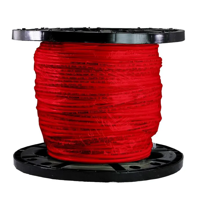 500 ft. 8/1 Red Stranded THHN Wire34.8 / Green / 500