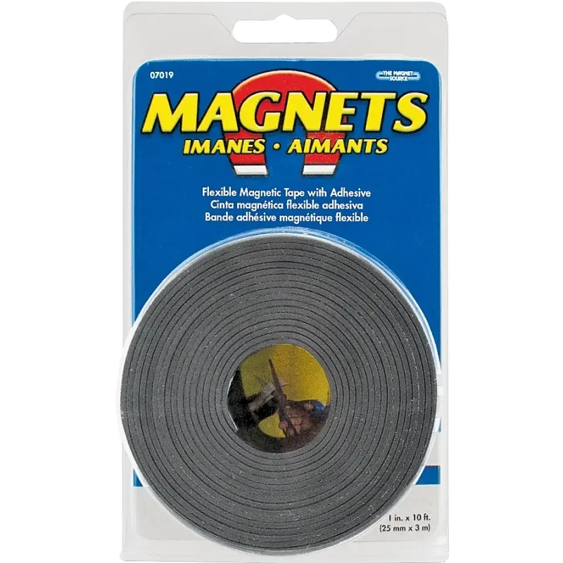 Magnet Source 07019 Magnetic Tape, 10 ft L, 1 in W