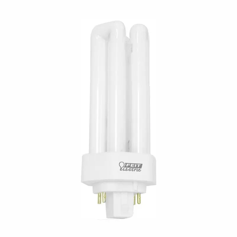 18-Watt Equivalent PL CFLNI Triple Tube 4-Pin Plug-in GX24Q-2 Compact Fluorescent CFL Light Bulb, Cool White (50-Pack)1 / package