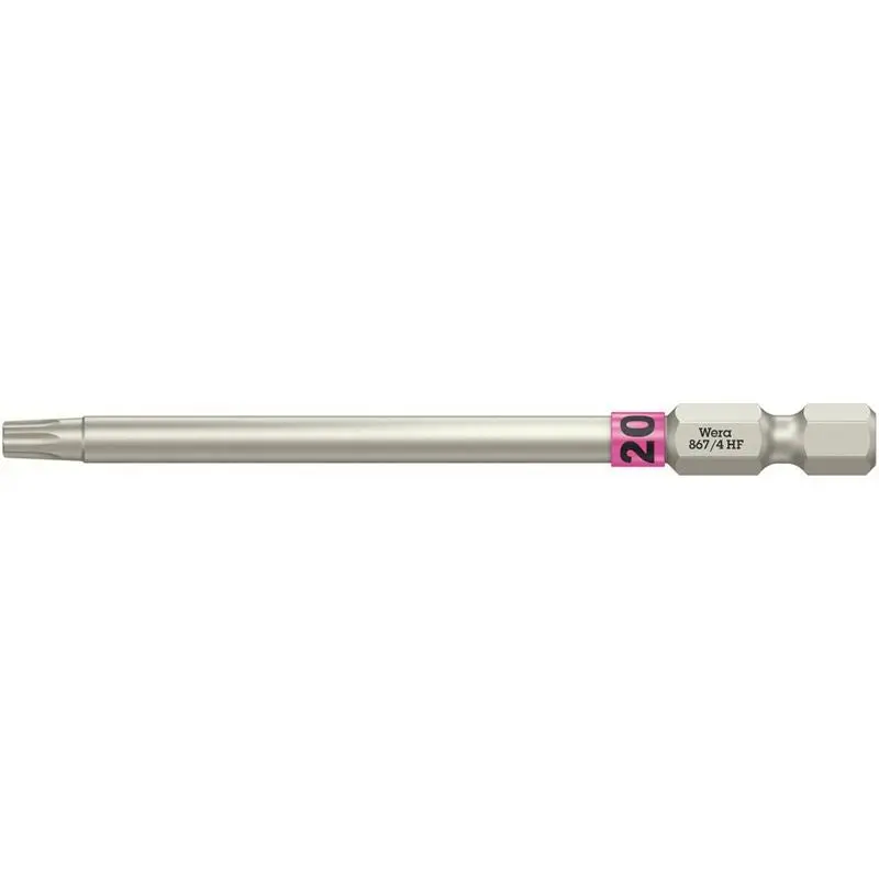 Wera 05060514001 867/4 Torx Hf Bits With Holding Function, Tx 20 X 89 Mm