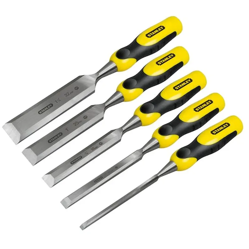 STANLEY DYNAGRIP 6,12,18,25,32mm Wood Chisel Set (5 pc.)