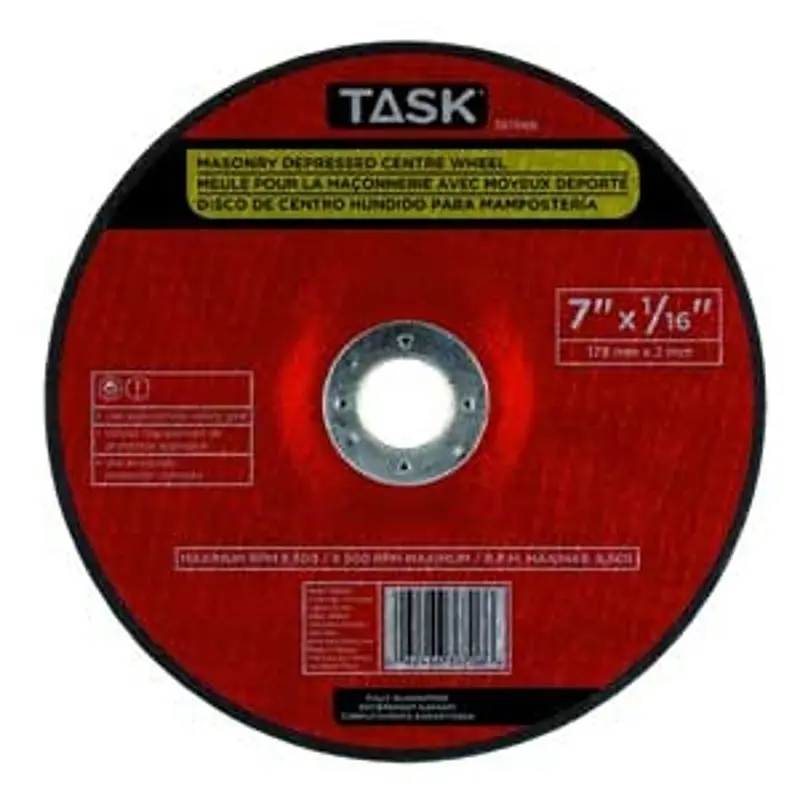 TASK 36456B Cut-Off Wheel, 4-1/2 in Dia, 1/16 in Thick, 7/8 in Arbor