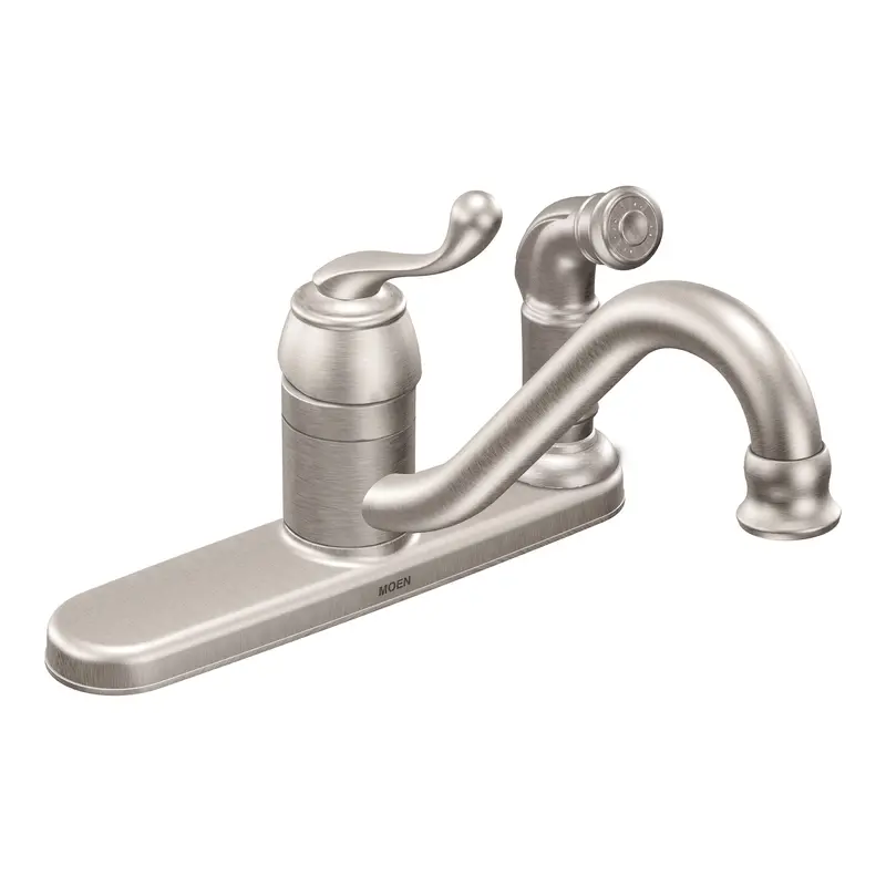 Muirfield Chrome one-handle low arc kitchen faucetChrome