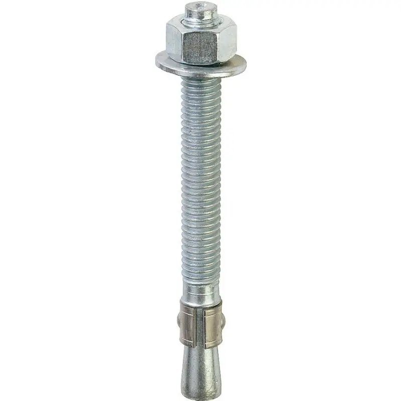 Red Head 12019 Wedge Anchor, 1/2 in Dia, 5-1/2 in OAL, Carbon Steel, Zinc