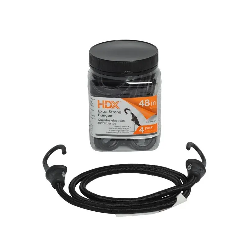 48 in. Super Strong Bungee Cord (4-Pack)