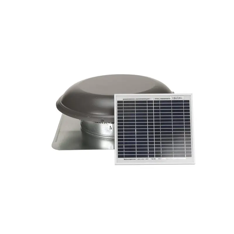 800 CFM Weatherwood Galvanized Steel Solar Powered Attic Fan800 / Weatherwood / 19.35