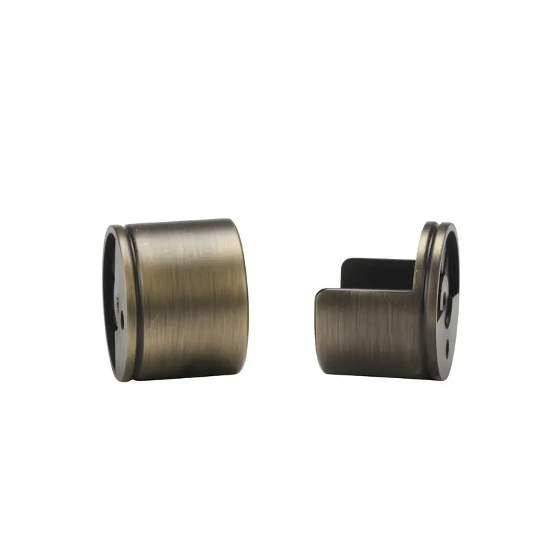 Kirsch 1-3/8" Designer Metals Inside Mount Socket Pair - Various ColorsAntique Silver 218