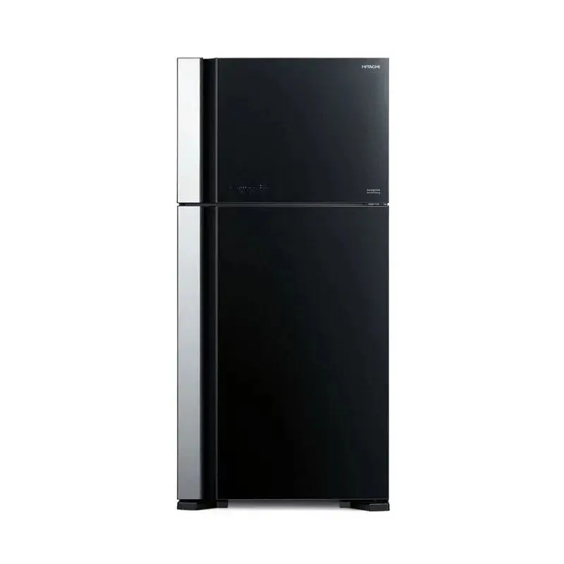 Hitachi 23ft Conventional Refrigerator Glass Black