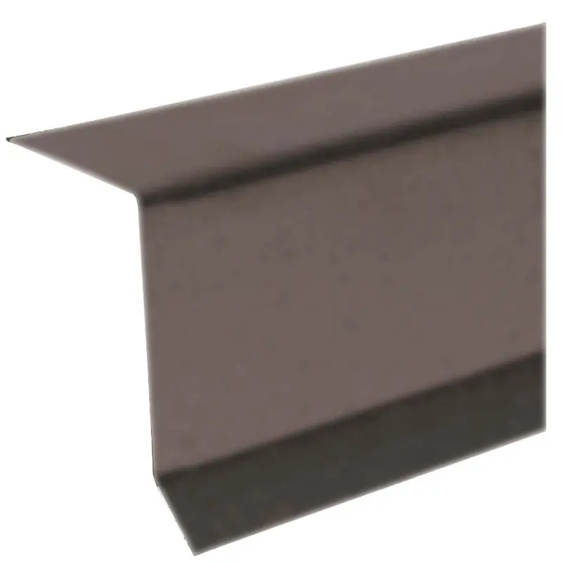 Amerimax 5760219120 West Coast Drip Edge, 10 ft L, Steel, Brown