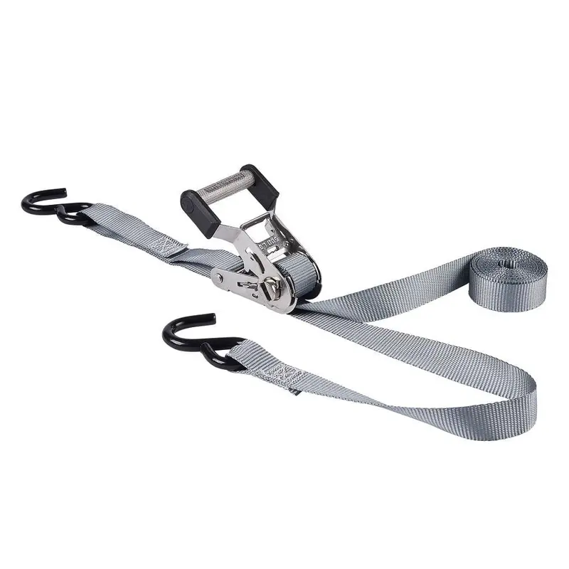 1 in. x 12 ft. Stainless Steel Ratchet Tie Down (2-Pack)