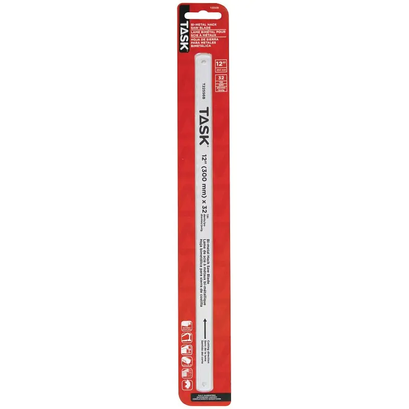 Task T22556 Hacksaw Blade, 12 in L, 32 TPI, 1/PK