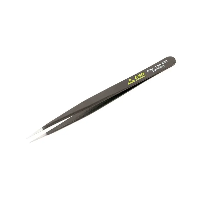 Wiha ESD Safe Tweezers 1 SA  - 120mm