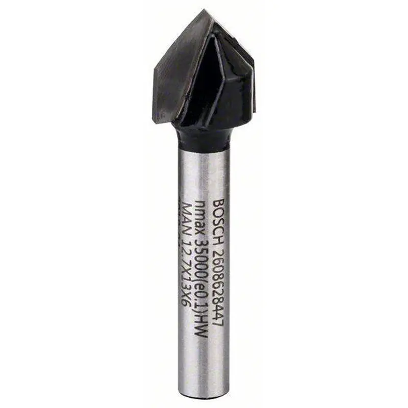 V-Grooving Cutter 6x12,7x45 mm