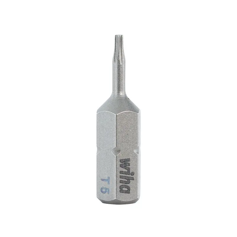 Wiha Torx Insert Bit T5 x 25mm Pack of 10 Bits