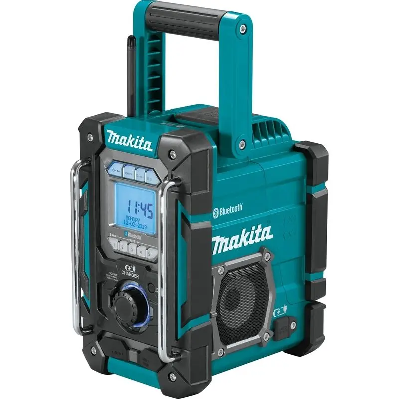 Makita DMR300 18V LXT / 12V MAX CXT LithiumIon Cordless or Electric Job Site Charger / Radio with Bluetooth