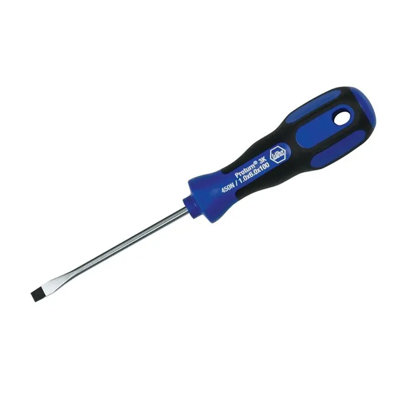 Wiha 3K Ergonomic Slotted Driver 8.0 x 150mm