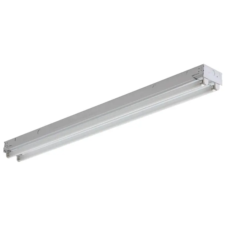 2-Light White Electronic Channel Fluorescent Strip Light7.3 / each