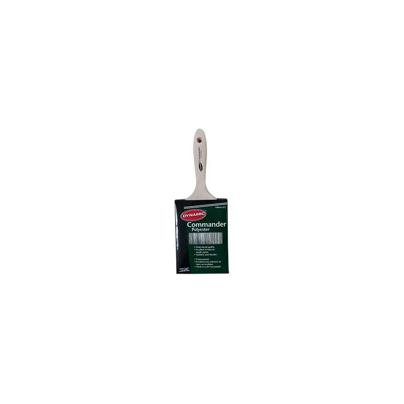 Dynamic HB188110 4" (100mm) Commander Flat Polyester Brush