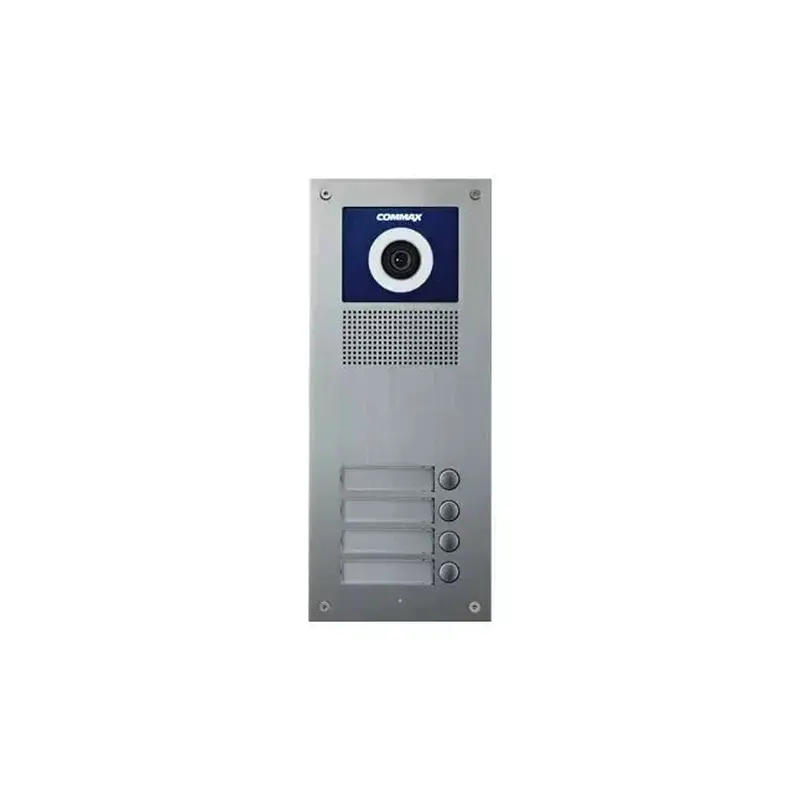 Commax 4-Apartment Doorphone Outdoor Camera | DRC-4UC(M) | Quad Unit Video Intercom System