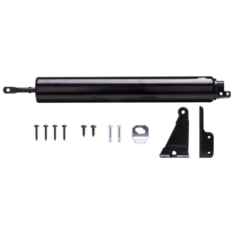 ProSource 16029-U-PS Door Closer, 1-1/2 in Dia Rod, 17-1/2 in L, Aluminum Tube, 90 deg Opening, 99 lb
