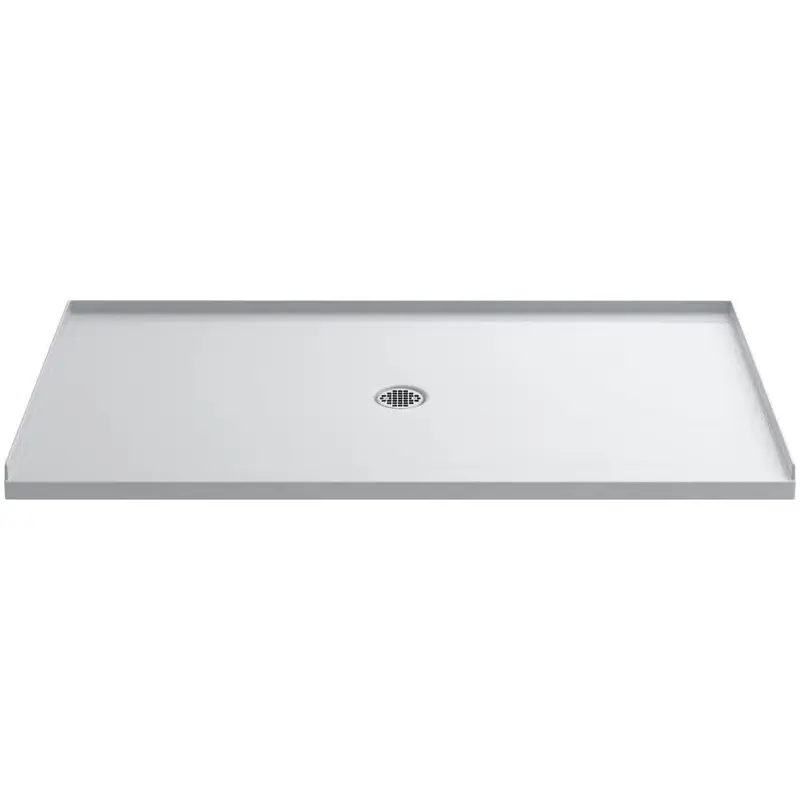Ballast 66 in. x 36 in. Single Threshold Shower Base in White