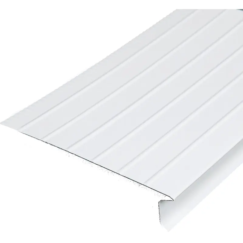 Amerimax 5521700120 Roof Edge, 10 ft L, Aluminum, White