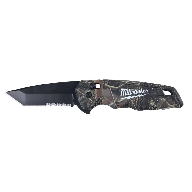Milwaukee FASTBACK Series 48-22-1535 Spring Assisted Utility Knife, 2.92 in L Blade, 0.04 in W Blade, 1-Blade