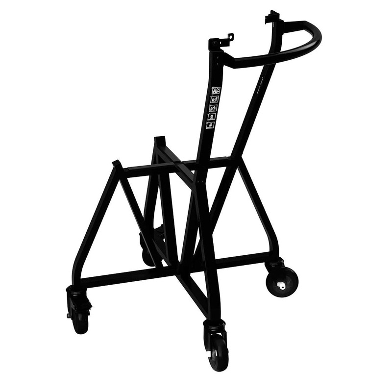 Big Green Egg 122285 Nest and Handler, Caster Wheel, Steel, Powder-Coated