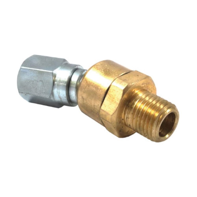 Forney 75540 Air Swivel, 1/4 in MNPT x 1/4 in FNPT