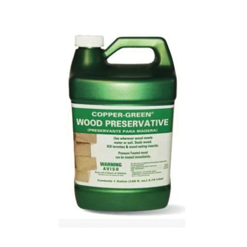 Green's COPPER-GREEN COPPER-SPR Wood Preservative, 14 oz, Liquid, 150 to 200 sq-ft Coverage Area