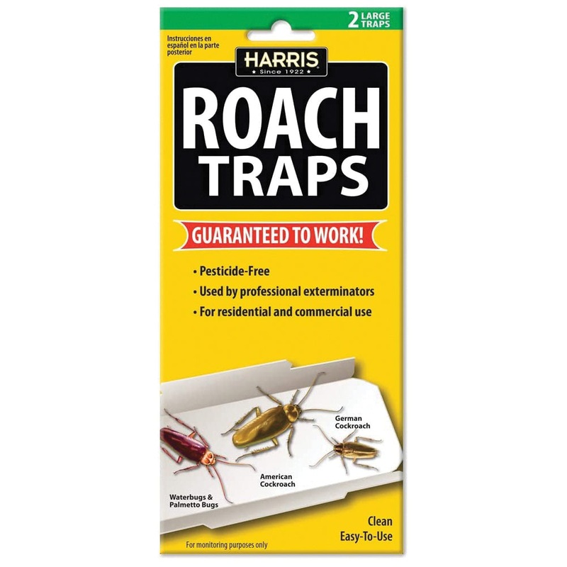 HARRIS RTRP Roach Trap, Solid, Weak, Attracts: Roaches