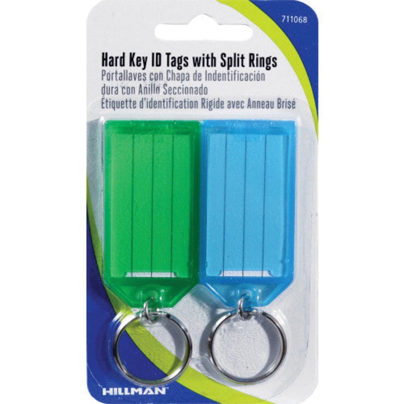 HILLMAN 711068 ID Tag, Plastic, Assorted