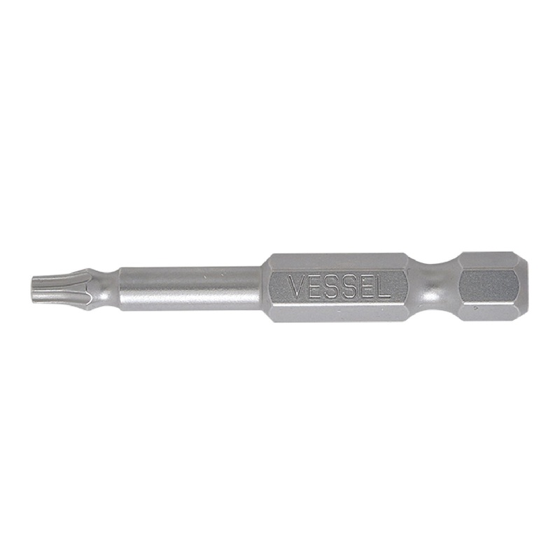 VESSEL NTTX1550P2 Power Bit, Torx Point, #15 Point, 50 mm OAL, Steel