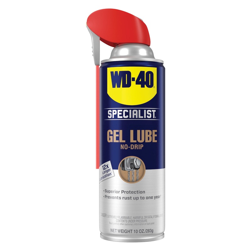 WD-40 300103 Gel Lube, 10 oz, Liquid, Light Amber, Mild Petroleum Odor/Scent